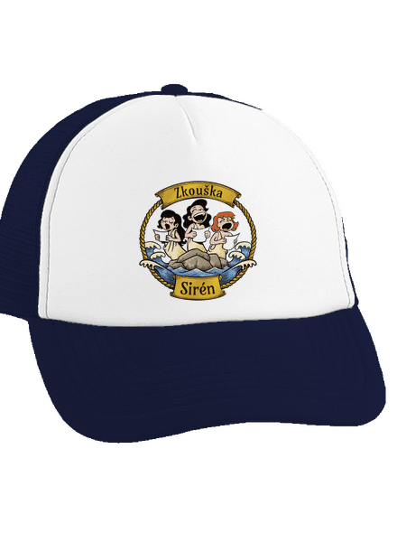 Zkouška sirén kšiltovka truckerka French Navy cap