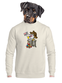 unisex mikina bez kapuce