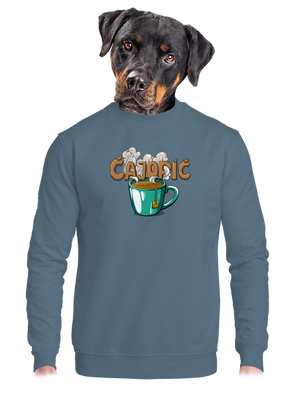 unisex mikina bez kapuce