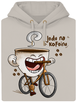 Jedu na kofeinu unisex mikina premium Pastel Macchiato