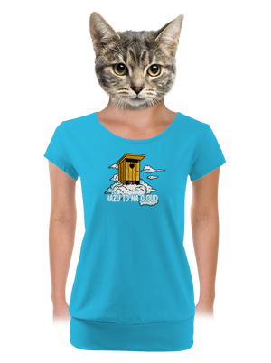 dámské tričko s lemem