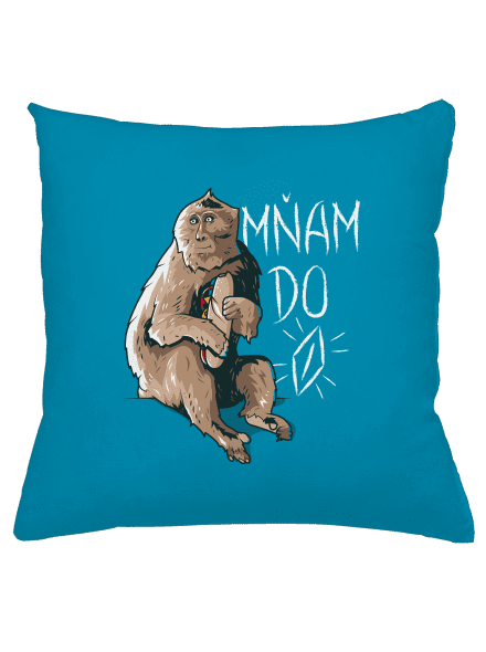 Mňam do p*** polštář Blue Turquoise