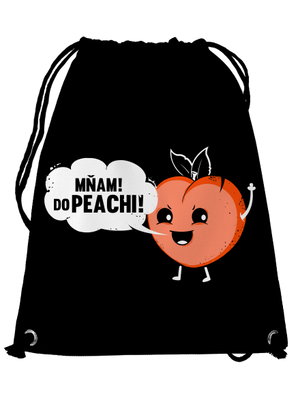 Mňam do peachi vak Black