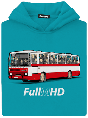 Full MHD dětská mikina klokanka Hawaiian Blue