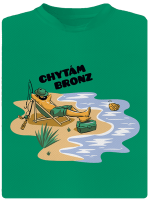 Chytám bronz dětské sportovní tričko Kelly Green Mal