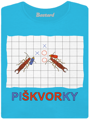 Škvoří piškvorky dámské tričko Blue Atol