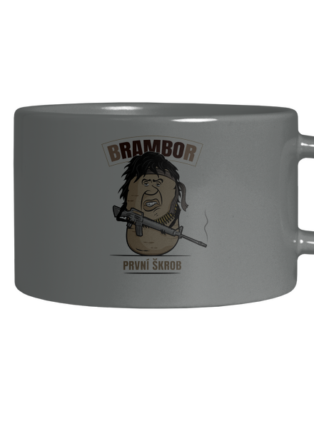 Brambor hrnek makronka Grey Macaron