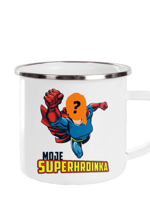 Moje superhrdinka plecháček White