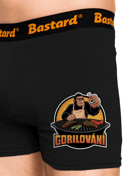 Gorilování boxerky Black