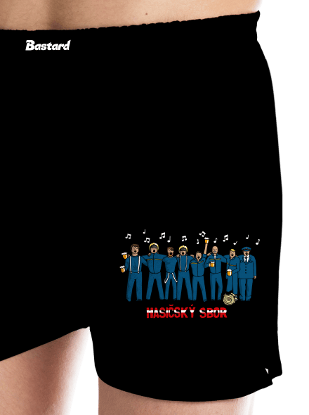 Hasičský sbor pánské trenky Black