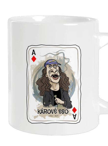 Kárové eso Jirky Káry velký hrnek White