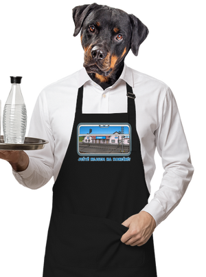 Nejsem na konečné zástěra Black