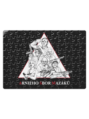 Arnieho sbor mazáků  puzzle White