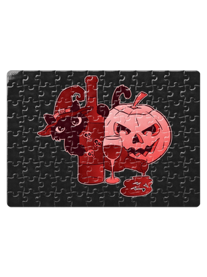 Hello, víno puzzle White