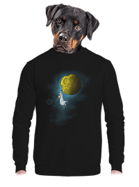 unisex mikina bez kapuce