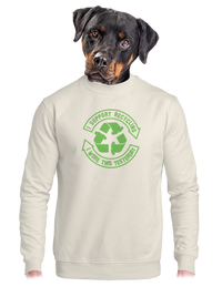 unisex mikina bez kapuce