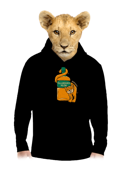 Tullamourek dětská mikina klokanka Black