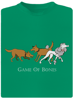 Game of Bones dětské sportovní tričko Kelly Green Mal