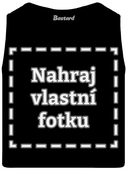 Vlastní potisk pánské tílko Black