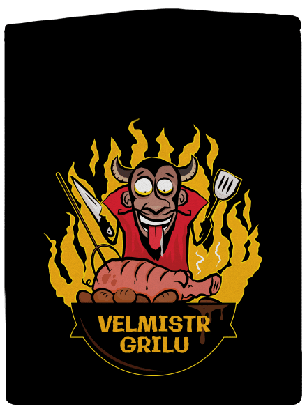 Velmistr grilu dámská mikina na zip Black