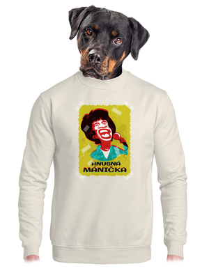 unisex mikina bez kapuce