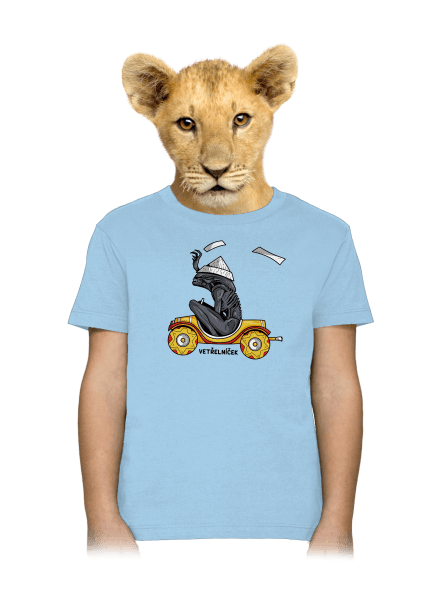 Vetřelníček dětské tričko Sky Blue