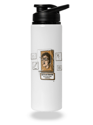 Učitelka obecná lahev na vodu White