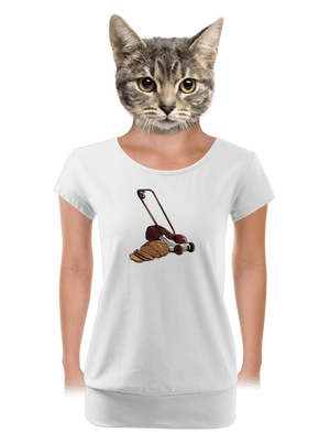 dámské tričko s lemem