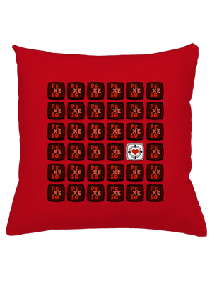 Pexeso polštář Red