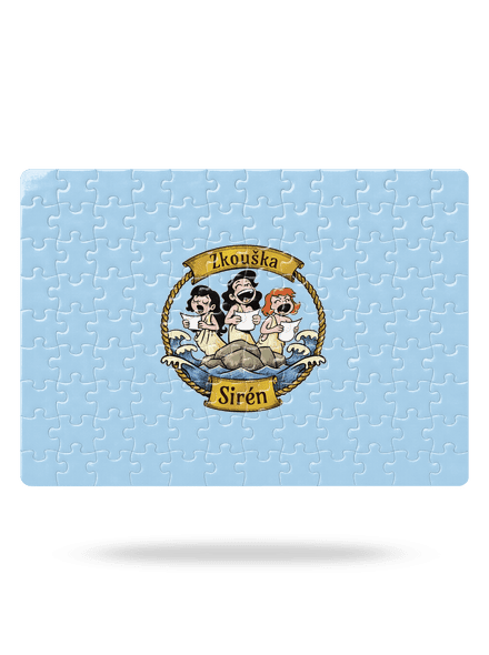 Zkouška sirén puzzle White