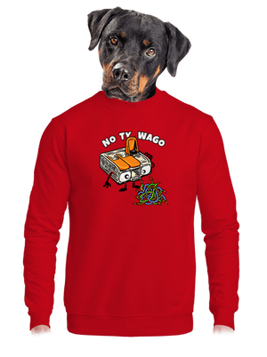 Wago svorka unisex mikina bez kapuce Red