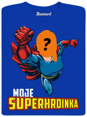 Moje superhrdinka pánské tričko Royal Blue