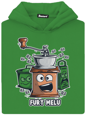 Mlýnek dětská mikina klokanka Kelly Green AWD