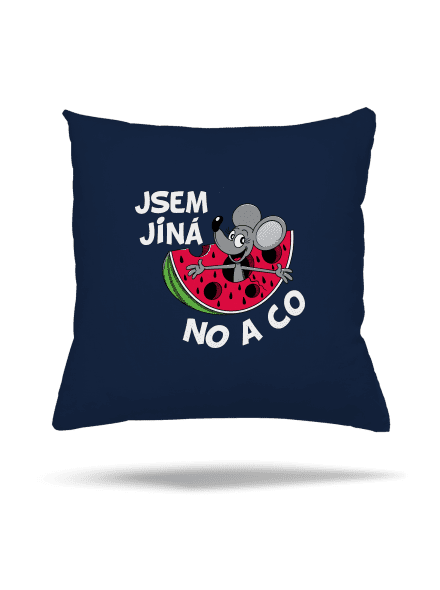 Jsem jiná polštář Dark Navy