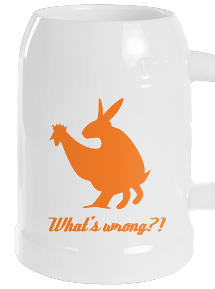 What's wrong půllitr White