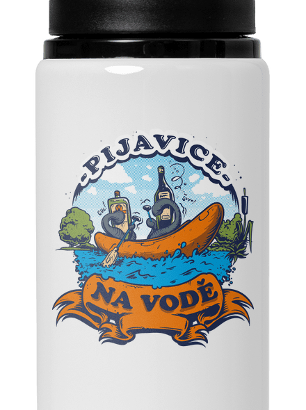 Pijavice na vodě lahev na vodu White