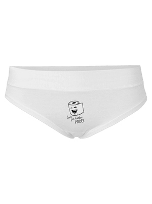 Prdel dámské kalhotky White