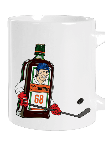 Jágrmeister velký hrnek White