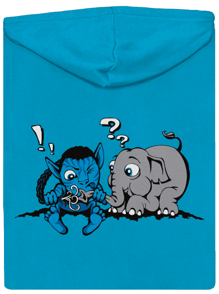 Error 501 dámská mikina na zip Blue Atol