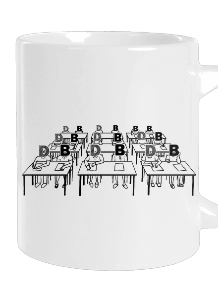 Cimrman: Debil, blbeček velký hrnek White