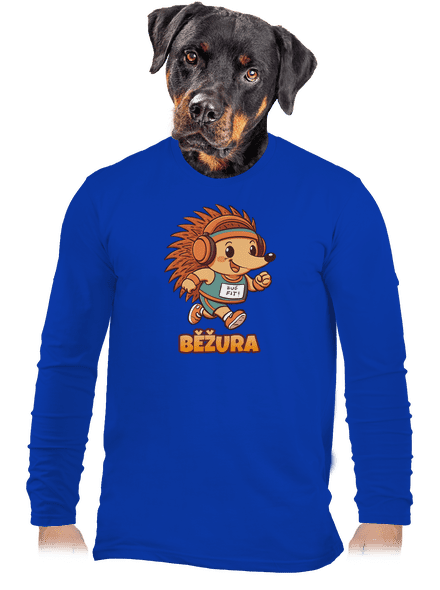Běžura pánské dlouhý rukáv Royal Blue