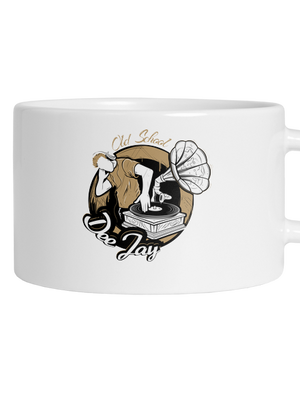 Old School DJ hrnek makronka White