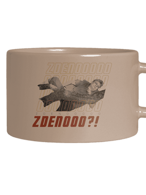 B18: Bába pod kořenem hrnek makronka Brown Macaron