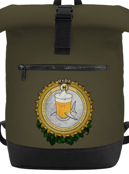 Pivní horoskop: Ryba batoh Military Green