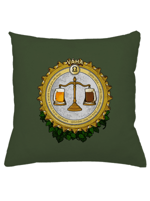 Pivní horoskop: Váha polštář Olive Green
