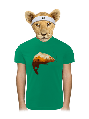 Kapitální úlovek dětské sportovní tričko Kelly Green Mal