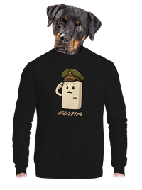 unisex mikina bez kapuce