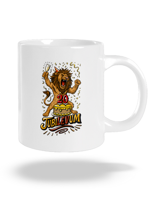 Jubilevum velký hrnek White