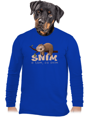 Sním o tom, co sním pánské dlouhý rukáv Royal Blue