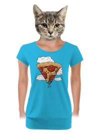 dámské tričko s lemem